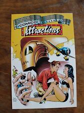 1987 Rocketeer Comico Attractions Advertising Fold Out picture