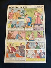 #01 VIGNETTES OF LIFE by Harry Weinert Sunday Tab Full Page Strip June 7, 1953 picture