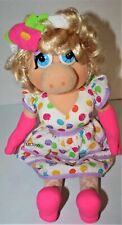 Miss Piggy Muppets Doll Polka Dot Dress lace Tights Jim Henson 15