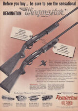 Before you buy see the sensational Remington Wingmaster Shotgun ad 1951 picture