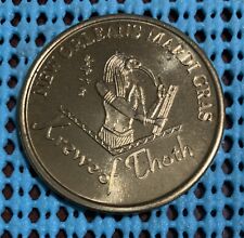 1967 Krewe of THOTH bright bronze Mardi Gras Doubloon - Leif the Lucky picture