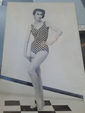 Vintage Bikini Model Photograph 1960’s Woman Model  Swimsuit, Original  picture
