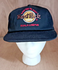 Hard Rock Cafe Kuala Lumpur Black Baseball Cap Hat Rare Excellent Condition  picture