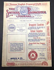 August 1914 The Southern Pharmaceutical Journal Trade Magazine, Good Shape picture