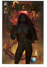 WITCHBLADE PREVIEW #1 (2023) - GRADE NM - FOIL MARC SILVESTRI VARIANT picture