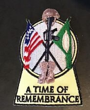 A Time of Remembrance Military Patch New picture