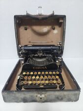 Vintage Corona Folding Typewriter July 10 1917 In Box For Parts/ Not Working picture