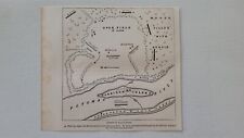 Battle of Ball's Bluff 1867 HG Civil War Map  picture