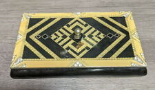 Exquisite Antique Vintage Art Deco Cigarette Case Decorative Trinket Box picture