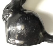 Rare Famous Simon Reyes Handmade Pottery Rabbit Sign Whistle picture