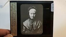 Colored Glass Magic Lantern Slide GHV LUXEMBOURG GALLERY OLD WOMAN FACQUE picture