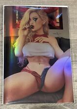Harley Quinn Cosplay Blonde Lollipop M House Comics Foil Virgin Nice Augusto picture
