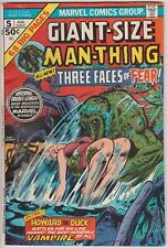 Giant Size Man-Thing 5 August 1975 2nd Howard The Duck Hellcow 3 Man-Thing Tales picture