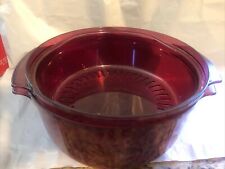 TUPPERWARE VINTAGE  LARGE 9” BOWL w/ STRAINER BOWL picture