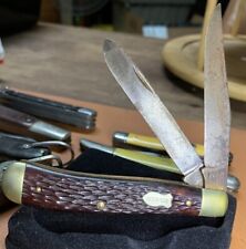 Vintage Schrade NY USA 293 Pocket Knife 2 Blades picture