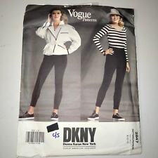 DKNY Donna Karan New York Vintage Vogue 2847 Sewing Pattern  8-10-12 picture