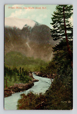Postcard Fraser River North Bend British Columbia Canada, Antique H11 picture