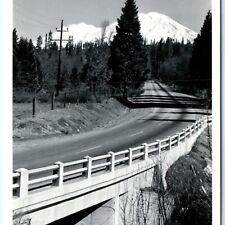 c1950s Mt. Shasta, Siskiyou, CA RPPC Highway 99 Bridge Graffiti Real Photo A131 picture
