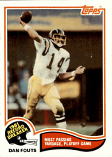 1982 Topps #2 Dan Fouts San Diego Chargers Vintage Original picture