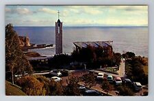 Portuguese Bend, CA-California, Wayfarers Chapel Antique, Vintage Postcard picture