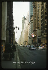 Orig 1961 35mm SLIDE Street Scene 50's Cars 5th Avenue New York City NYC picture