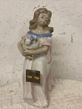VINTAGE NOS Tengra 14in Porcelain Figurine “Women W/Dogs” Spain *RARE* picture