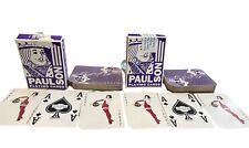 Paulson Playing Cards Purple Hard Rock Hotel Casino Las Vegas 2 Decks Complete picture