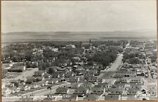 Rawlins Wyoming Aerial View Vintage RPPC Real Photo WY Postcard c1940 picture