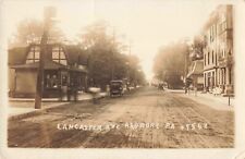Lancaster Avenue Ardmore Pennsylvania PA Old Cars c1910 Real Photo RPPC picture