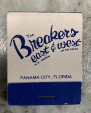 Vintage The Breakers East & West Restaurants Panama City, Florida Matchbook picture