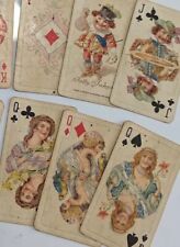 Antique Ferd Piatnik Sons Playing Cards Victorian Vienna 1930s Full Deck 52 picture