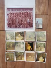 VINTAGE LOT OF MEXICAN AMERICAN CHICANO MILITARY PHOTOS 60-70'S VIETNAM BARRACKS picture