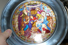 St. John's New Orleans The Shepherds At Bethlehem Stained Glass Christmas Plate picture
