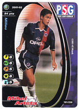 2001-02 Wizards Football Champions Ligue 1 Mikel Arteta Rookie RC PSG #191 picture