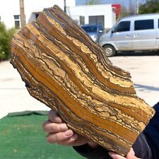 2.81LB Rare Natural Beautiful Yellow Tiger Crystal Mineral Specimen Healing picture