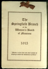 Woman's Board of Missions Springfield MA Branch 1915 Calendar picture