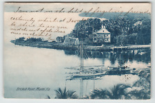 Postcard Vintage 1907 Brickell Point in Miami FL picture