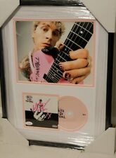 Machine Gun Kelly MGK  Signed Autographed Tickets to my Downfall CD  JSA Framed picture