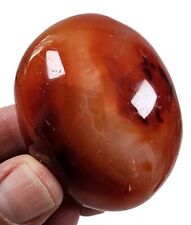 Carnelian Agate Polished Pebble Stone Madagascar 63.8 grams picture