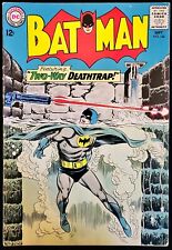 Batman #166 (DC Comics, 1964) Two-Way Deathtrap -   5.5 condition  (FN-) picture
