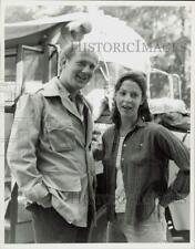 1977 Press Photo David Ogden Stiers, Jane Alexander in 