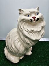Large Persian Ceramic Cat Statue 15