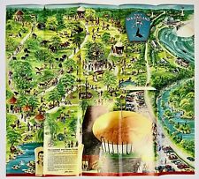 1960s Marineland Niagara Falls Canada Vintage Travel Brochure Game Farm Poster picture