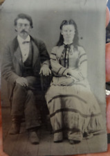 original Tintype of a couple, , ca 1870's -80's   $6, picture