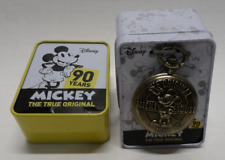 Mickey Mouse Disney True Original Pocket Watch Unused in Tin Case picture