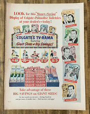 Print Ad Colgate Palmolive Toiletries TV-Rama 1944 #0020 picture