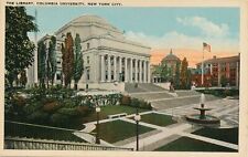 NEW YORK CITY - Columbia University The Library Postcard picture