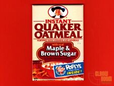 Quaker Instant Oatmeal Maple & Brown Sugar box art 2x3