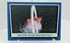 2016 Topps Star Wars Rogue One: Mission Briefing Blue #67 Death Star Destroyed picture