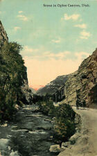 Postcard Scene in Ogden Canyon, Utah - used in 1912 picture